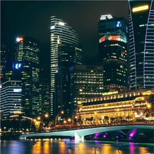 Buildings City Night